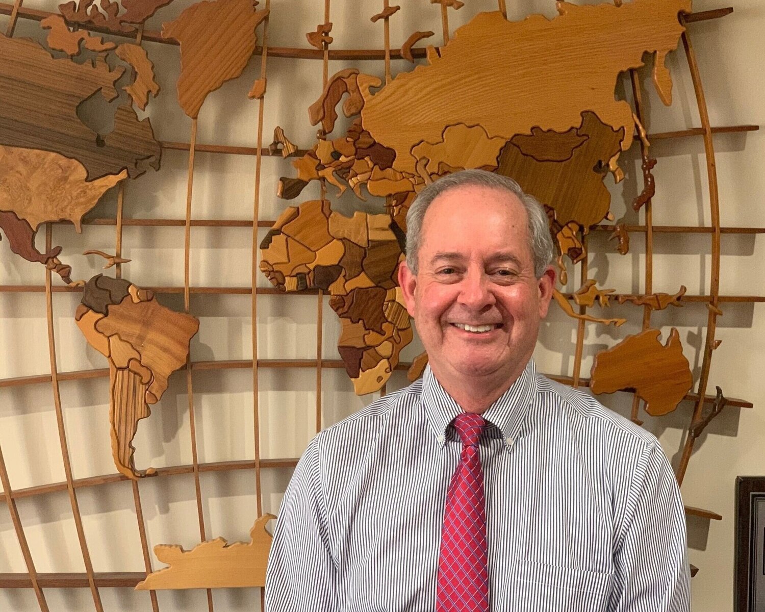 Robert L Lacy smiling.